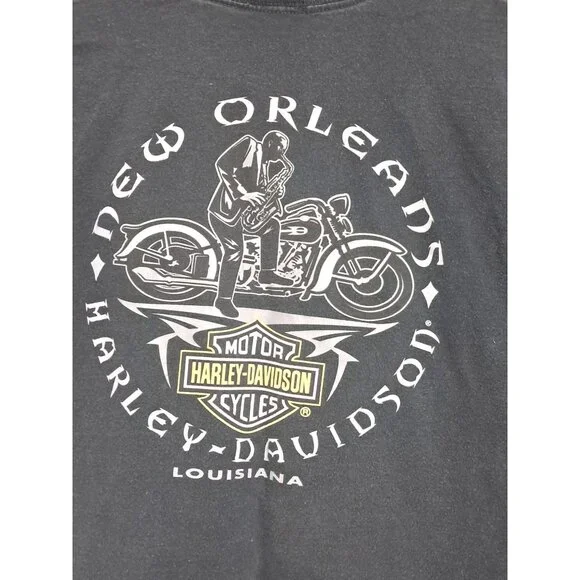 Harley-Davidson Mens 2010 New Orleans Graphic T-Shirt - Picture 4 of 6